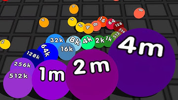 BALLS SNAKE 2048 IO - Merge Numbers, Snake io Gameplay, Level Up Ball, Free Mobile Games