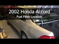 1998 Accord Fuel Filter Replacement