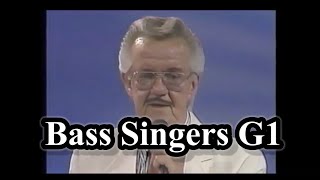 Bass Singers G1 Low Note Compilation