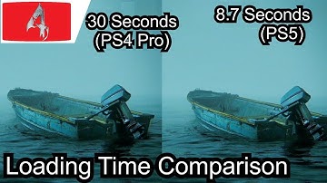 The Last Of Us Part 2 PS4 Pro vs PS5 Backward Compatibility Load Time Comparisons