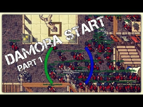 #1 Tibia Damora | 100 lvl w 10 dni Challenge | Part 1