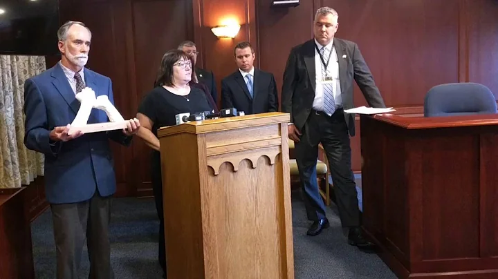 Jeanette Hall reacts to prison sentence for her da...
