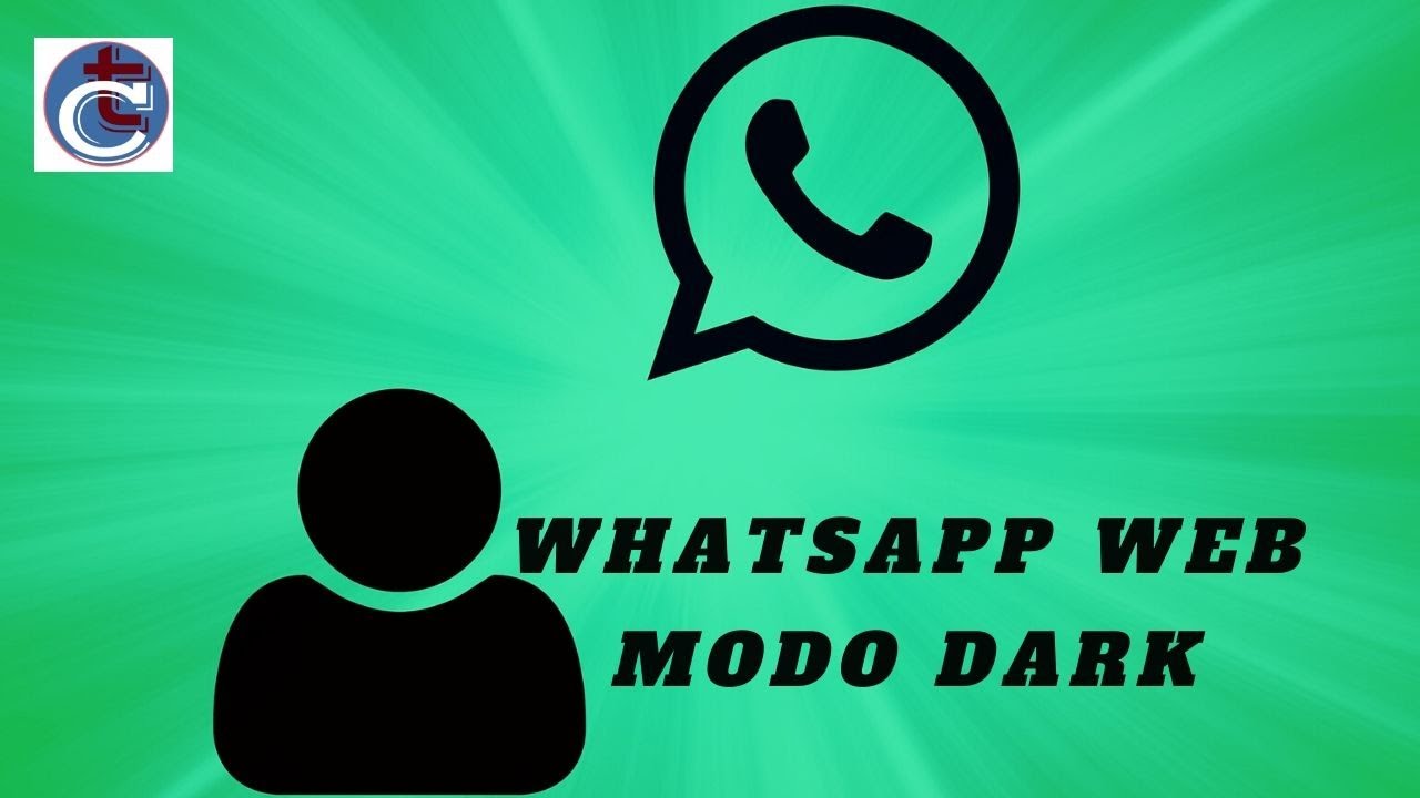 como ativar o tema escuro no whatsapp web - YouTube
