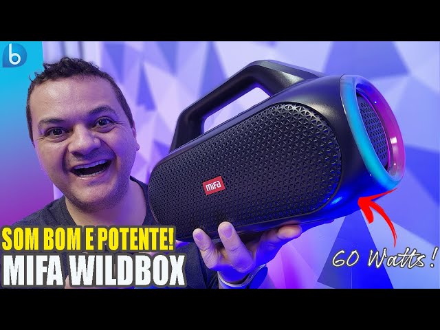 MIFA WildBox Alto-falante Bluetooth, Alto-falante sem fio de 60 W