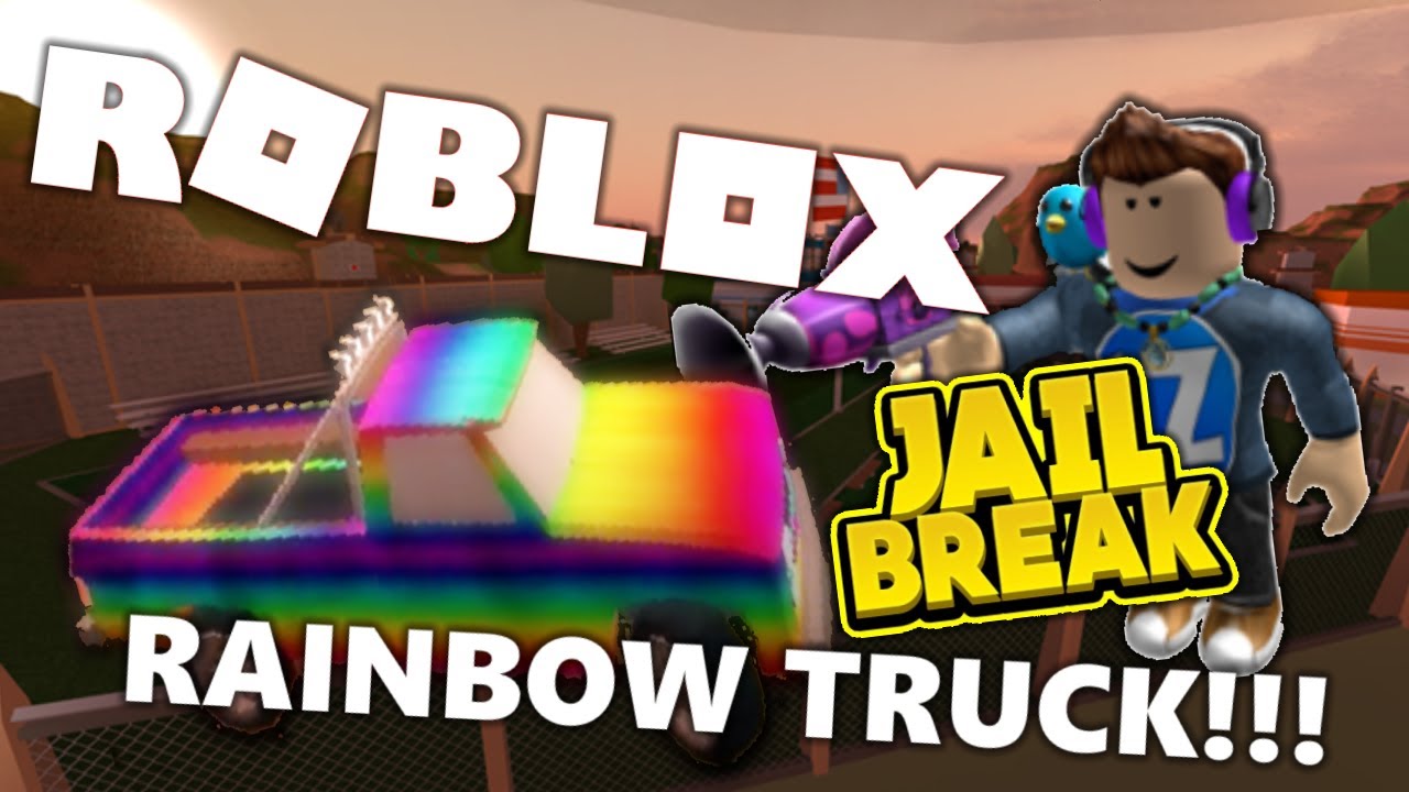 Roblox Jailbreak Rainbow Pickup Truck Youtube - roblox jailbreak pickup trucks