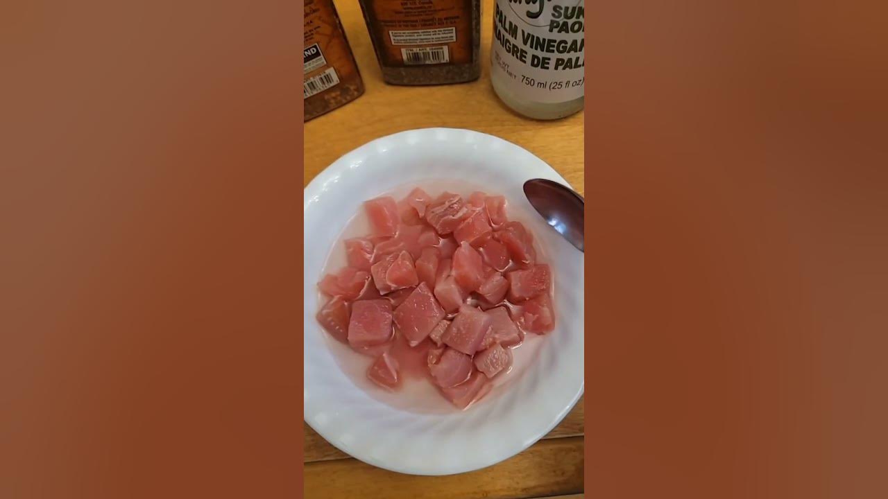 Raw Fish Salad Recipe #shorts - YouTube