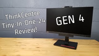 Lenovo Tiny In One 24" Gen 4 Touch Monitor Review - Including Assembly with a M75q-1 Tiny PC