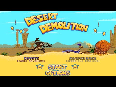 DESERT DEMOLITION -  Road Runner прохождение SEGA Mega Drive (Genesis) [004]