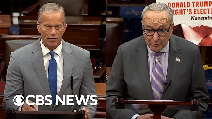 Watch: Thune, Schumer speak as FAA orders flight reductions due to government shutdown