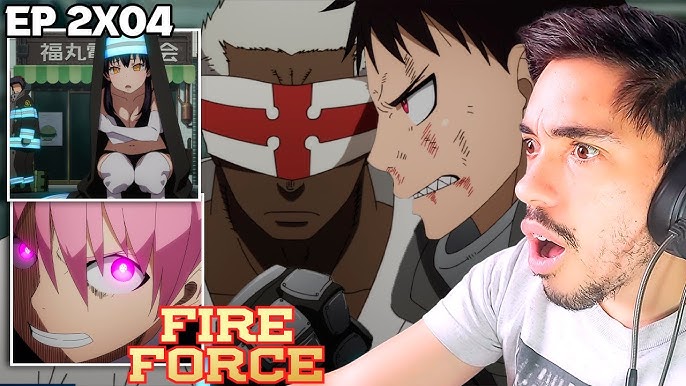 ESSA MINA É MALUCA? SHINRA VS CHARON  FIRE FORCE EPISÓDIO 03 TEMPORADA 2  REACT 