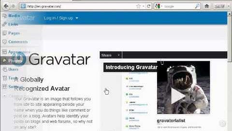 Video 18   How to Use Gravatars for Your Blog