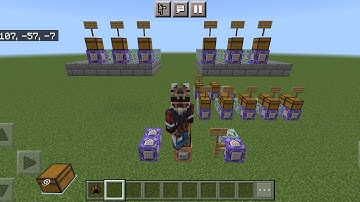 Minecraft bedrock 1.20 completely command block chest shopgui