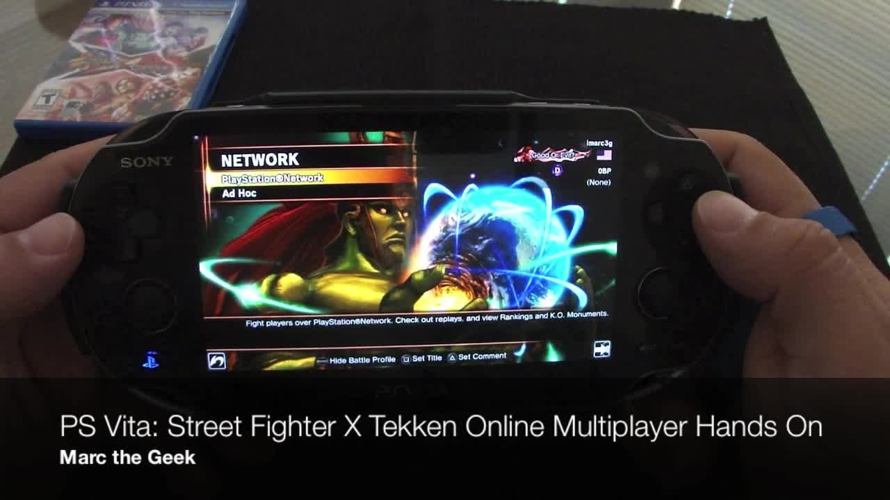 Ps Vita Street Fighter X Tekken Online Multiplayer Hands On Youtube