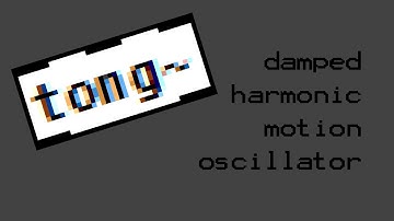 Pure Data: damped harmonic motion oscillator - tong~