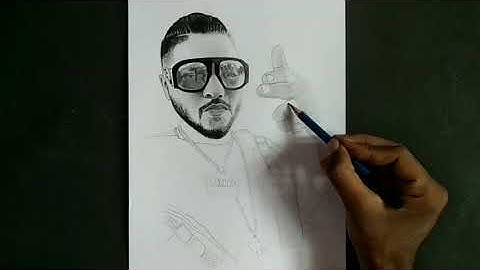 Raftaar sketch (Time lapse video)