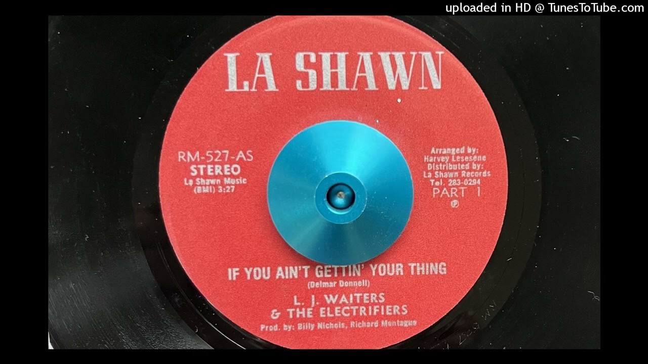 洋楽 L.J. WAITERS L.J. Waiters & The Electrifiers - If You Ain't Gettin' Your Thing