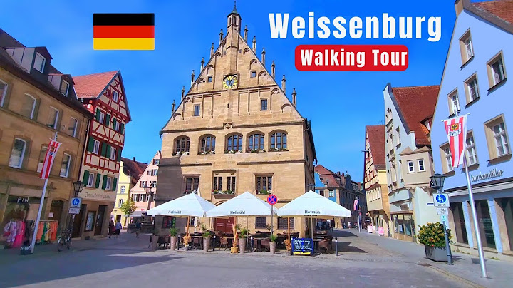 WEIßENBURG, Germany 🇩🇪 4k Walking Tour - Hidden Gem in the Heart of Bavaria (Munich - Nuremberg)