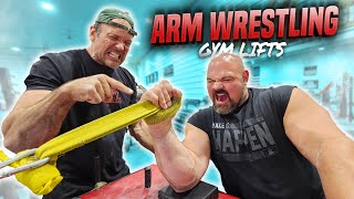 DEVON LARRATT TEACHES ME ARM WRESTLING GYM LIFTS | RAW TRAINING VIDEO