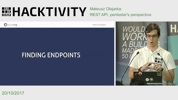 Mateusz Olejarka - REST API, pentester
