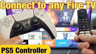 How to Connect PS5 Controller to any Fire TV (Amazon, Insignia, Toshiba, Pioneer)