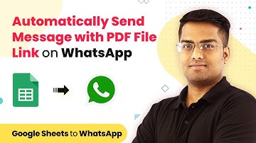 Automatically Send Message with PDF File Link on WhatsApp