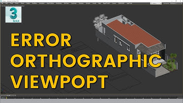 Error Orthographic Viewport 3ds Max | Eris Graphic