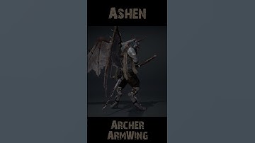 Ashen Archer ArmWing 360 #character #rogerkint #3d #animation #gaming #unity #unreal #ashen