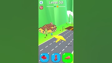 Shape -Shifting Levels #53 - Bike Car Crashes Vehicles Helicopter Truck Train #beamngdrive #shorts