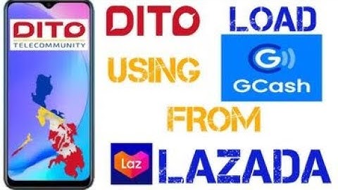 How to load dito sim using gcash from lazada