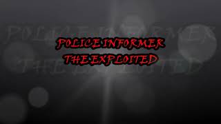 police informer the exploited + tablatura (bass cover)