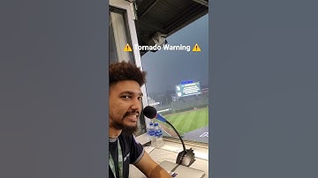 Thumbnail of TORNADO WARNING AT BASEBALL GAME (SCARY)