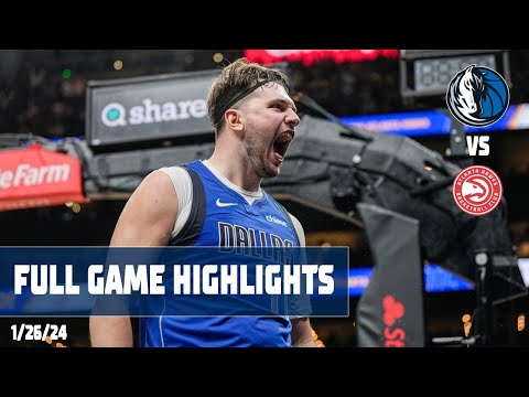 ALL 73 POINTS! Luka Doncic Highlights vs. Atlanta Hawks | 1/26/24