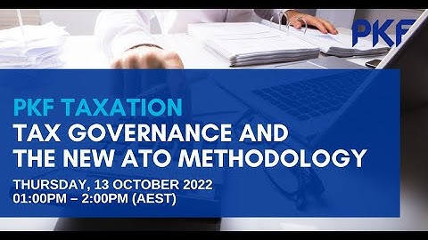 13 October 2022 | Tax Governance & the New ATO Methodology | With Boris Kresic & Garry Mathoda
