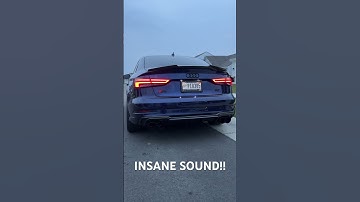 AudI S3 INSANE exhaust sound #automobile #cartok #audi #s3 #a3 #exhaust #downpipe  #cars #automobile