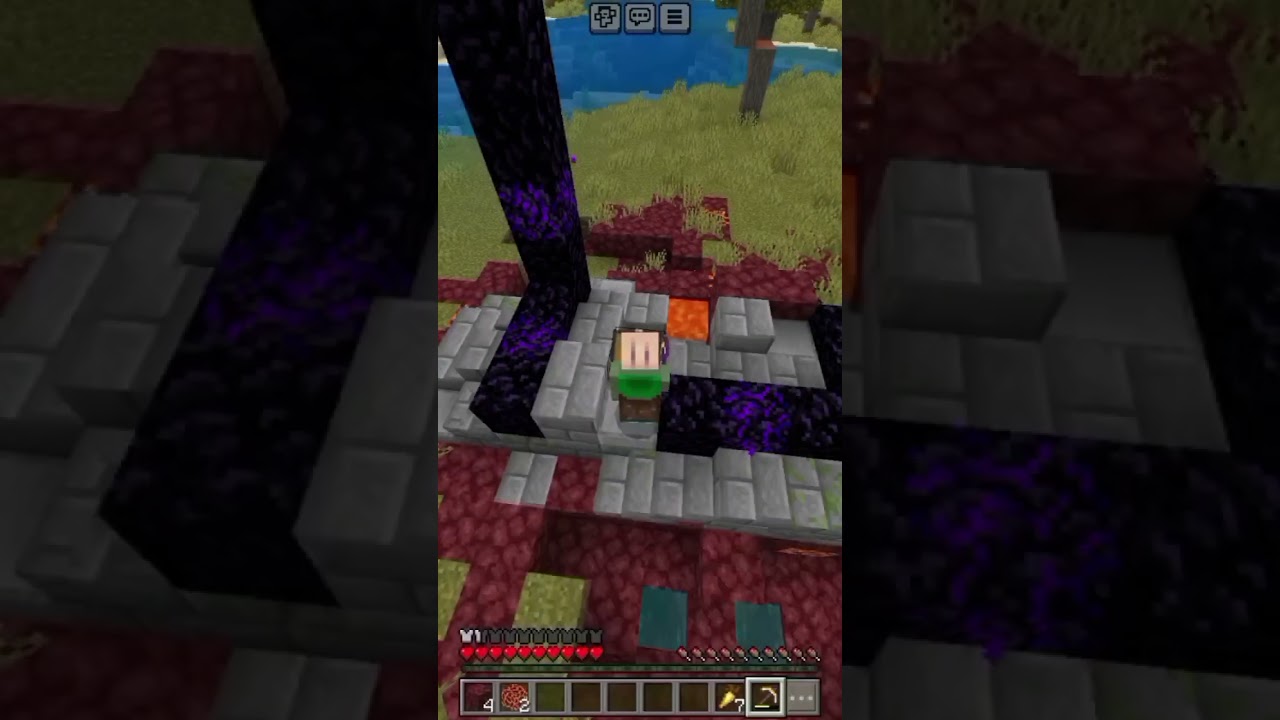 Running until I die from iron golem || minecraft challange || Survival challenge
