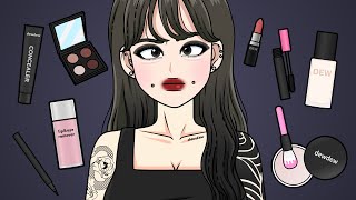 일진 언니 타투 커버 메이크업 | school bully tattoo girl transformation |tattoo cover up makeup tutoriar｜ASMR