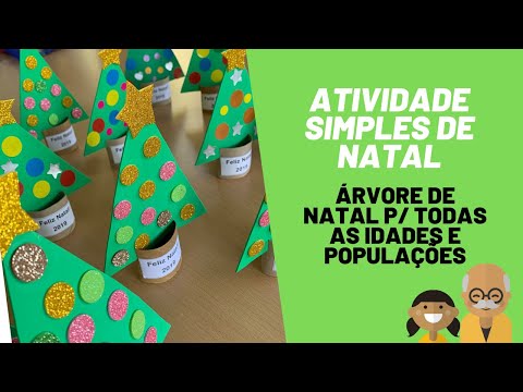 Atividade Simples de Natal p/ todas as idades e populações  #Natal2019