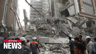 Five dead, 80 trapped after building collapse in Iran