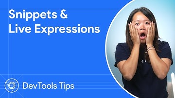 Snippets and live expressions #DevToolsTips