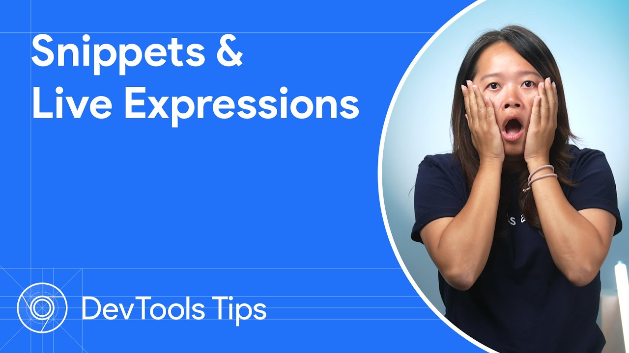 Snippets and live expressions – DevTools Tips