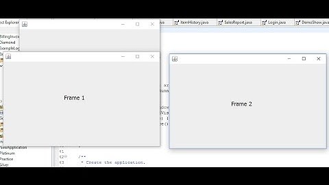 Java - Open Other Frame on Button Click in Java Swing/SWT/AWT - Intact Abode