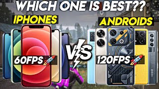 IPHONE VS ANDROID☠️• WHICH ONE IS BETTER FOR GAMING 2025🔥•BGMI/PUBG TEST IN 2025❤️•120FPS VS 60FPS🚀 screenshot 5