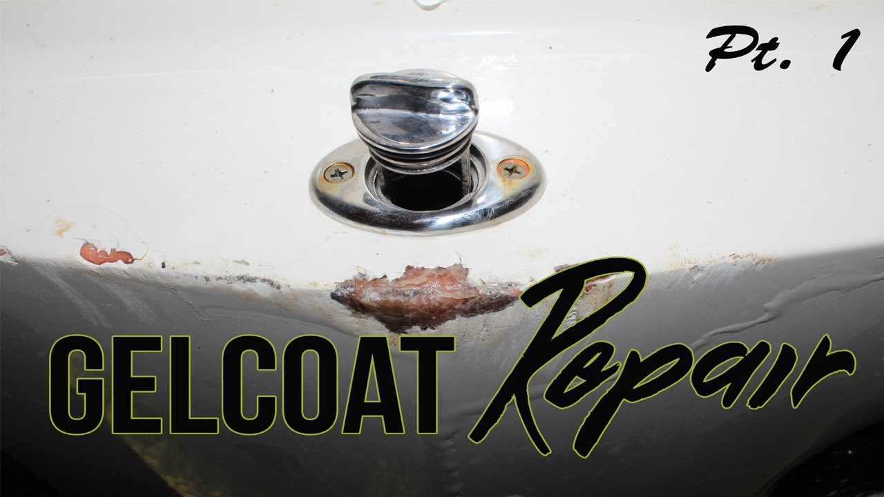 Boat Fiberglass Gelcoat Repair - Part 1 - YouTube