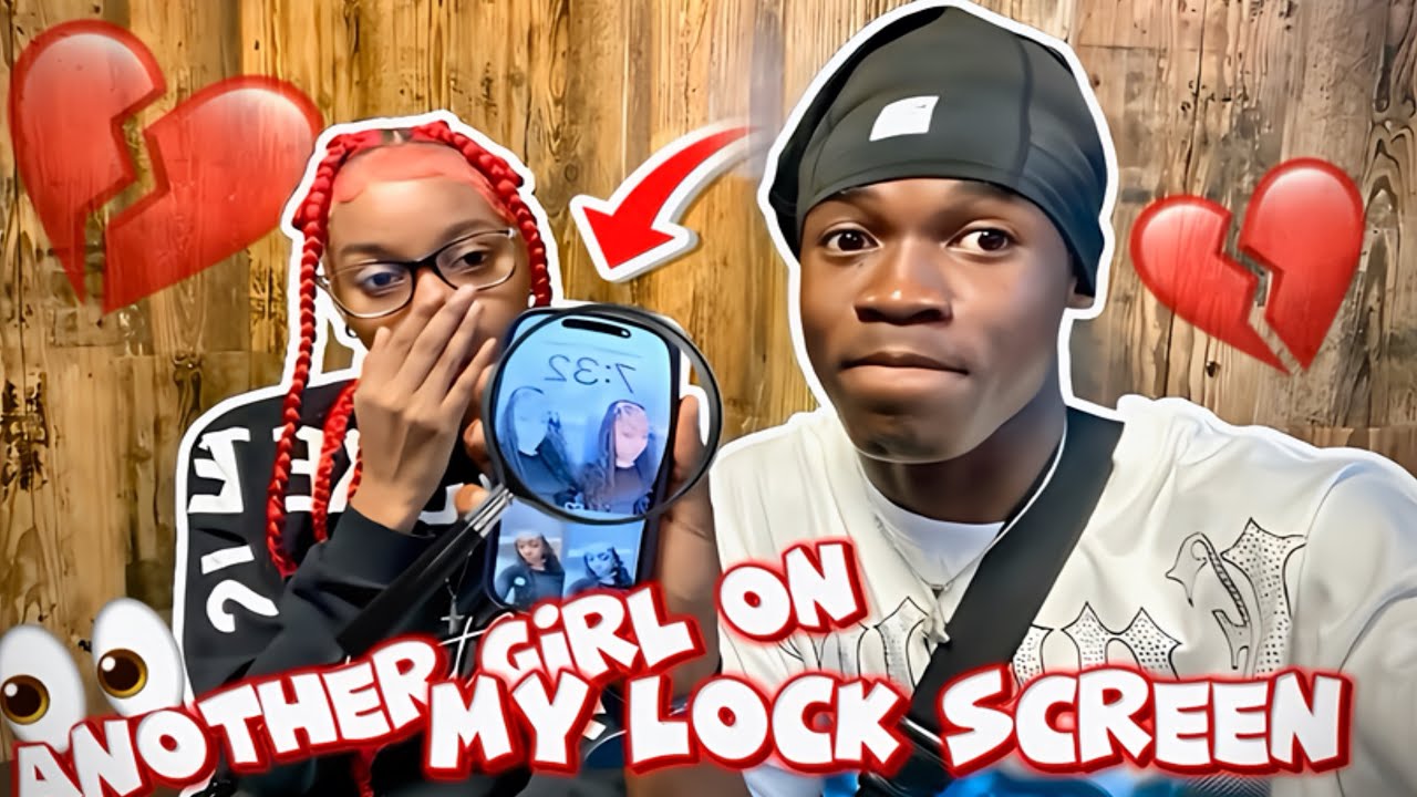 ANOTHER GIRL ON MY LOCK SCREEN PRANK*GONE WRONG *