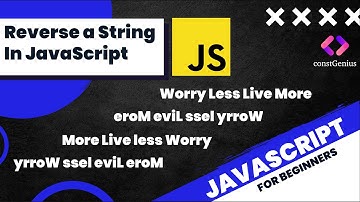 Reverse a String in JavaScript in Hindi