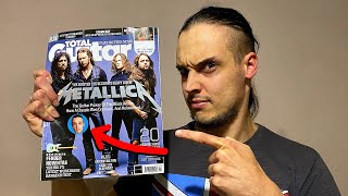 I got featured in @TotalGuitar with Metallica!