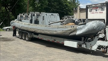 Testing Our Navy Seal Rapid Deployment Boat!!!