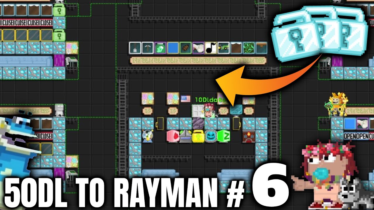 I BUILT A SERVICE WORLD!! || 50DL TO RAYMAN #6! || Growtopia
