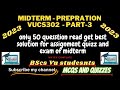 Midterm preparation cs302 mcqs || cs302 midterm exam mcqs part-3 2023 || preparation cs302 mid exam