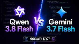 Qwen 3.8 Flash Next VS Gemini 3.7 Flash - No HYPE Comparison